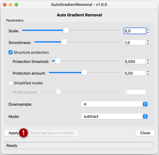 AutoGradientRemoval