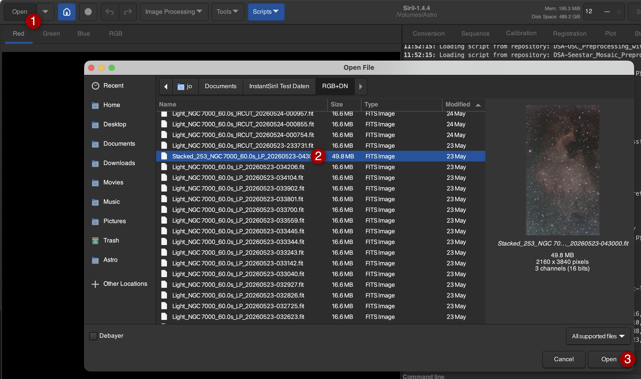 openTestFile