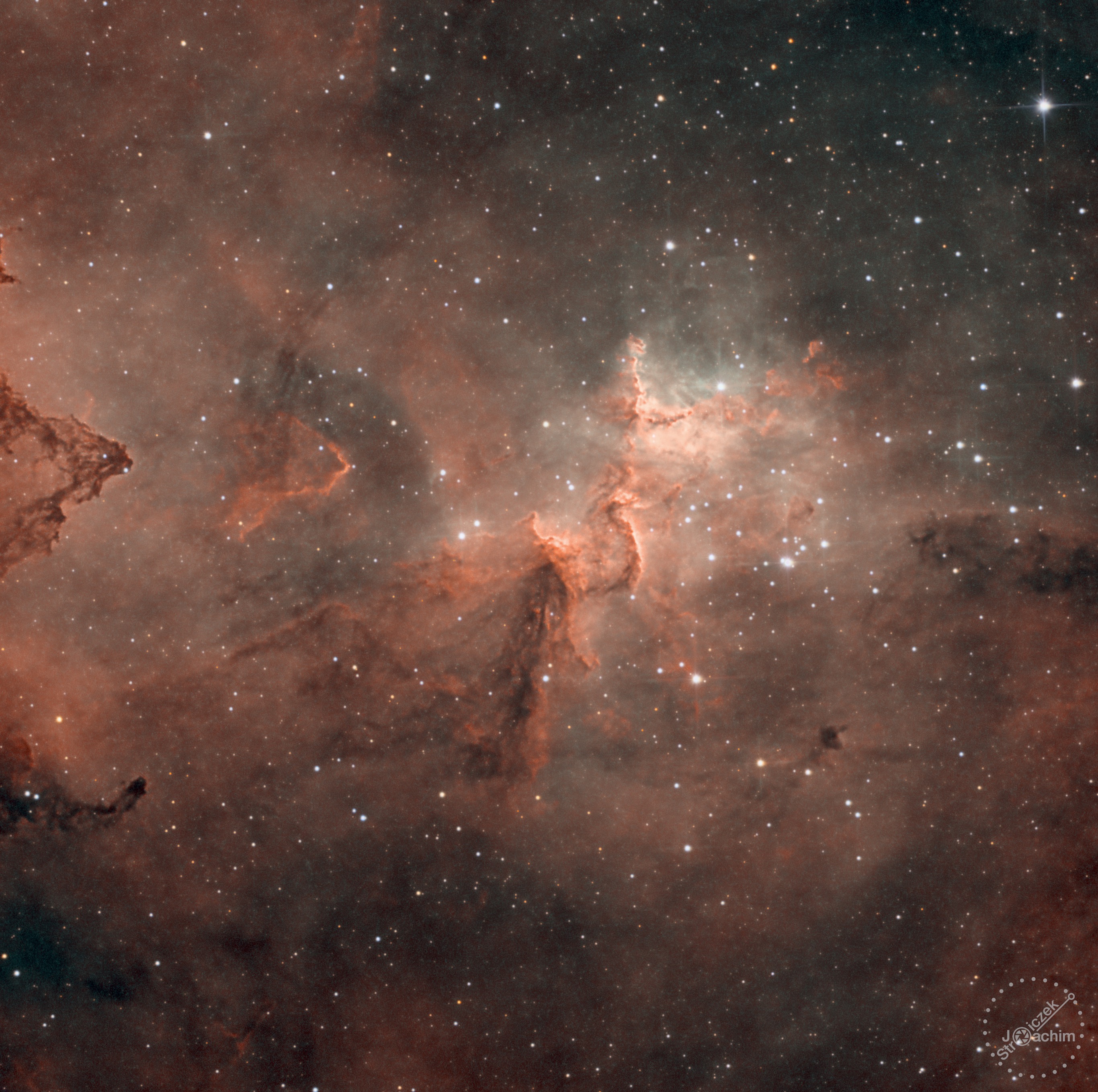 IC 1805 Herznebel, Melotte 15 | 7.-8.9.2023 | ASI533 | Celestron C8N |  10x180s RGB + 145x300s Dual-Narrow-Band (12,5 Std.)