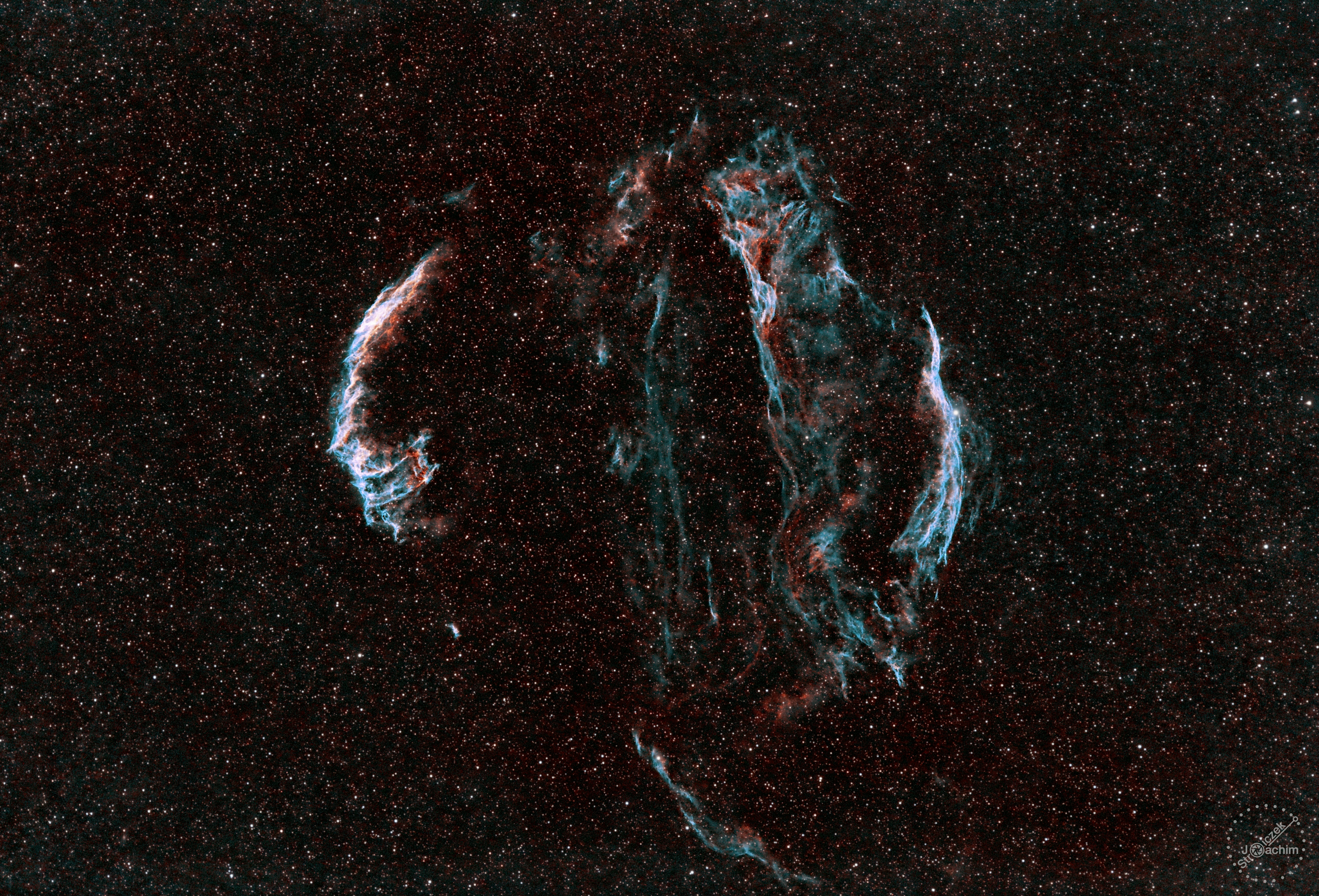 Cirrus-Nebel | 17.7.2021 | Canon 6D | Sharpstar 76 | ISO1600, 35x300s