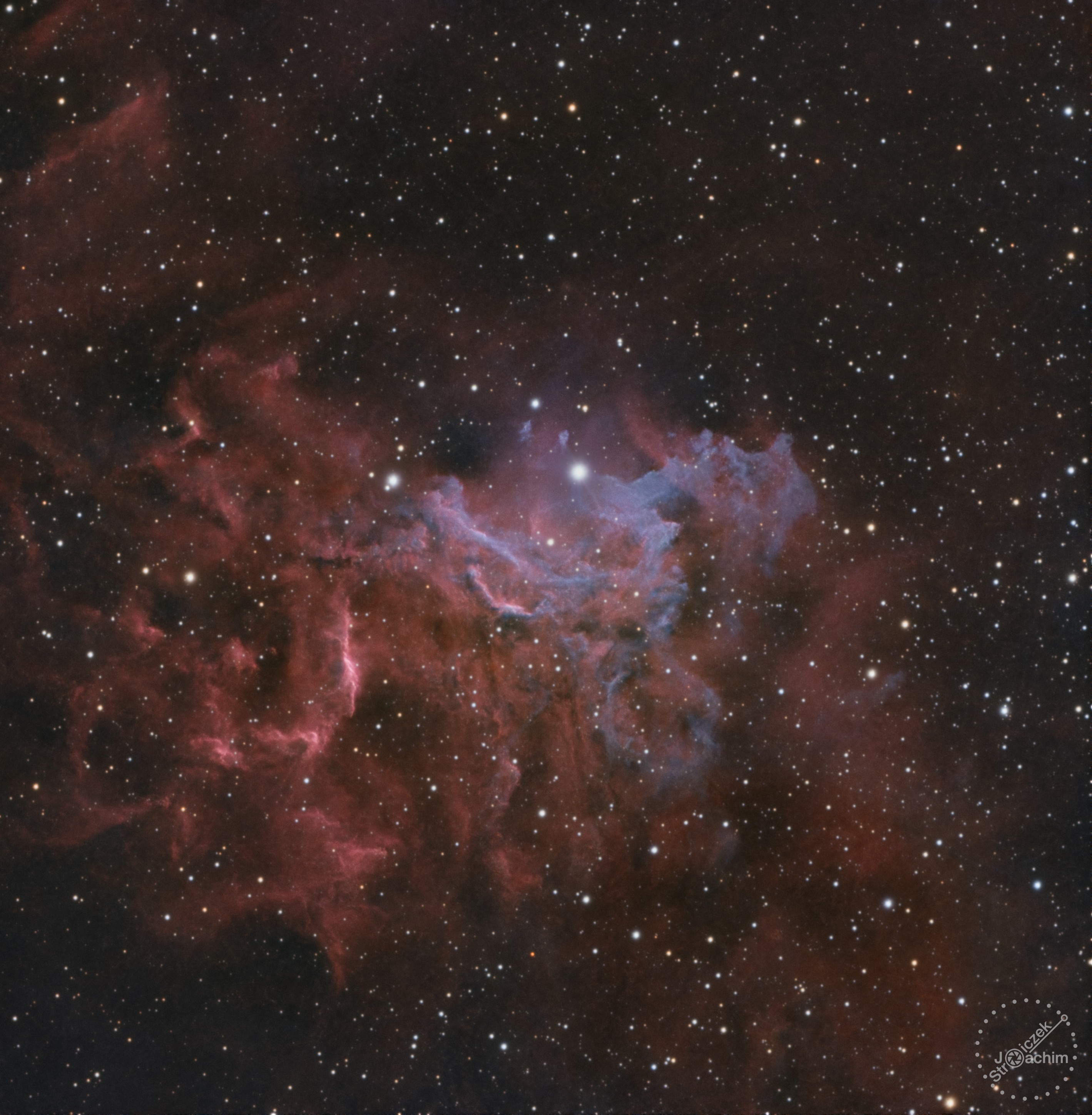 IC405 | 17.1.25 | ASI533 | ZWO FF107 | 112x180 RGB (5,6 Std.)