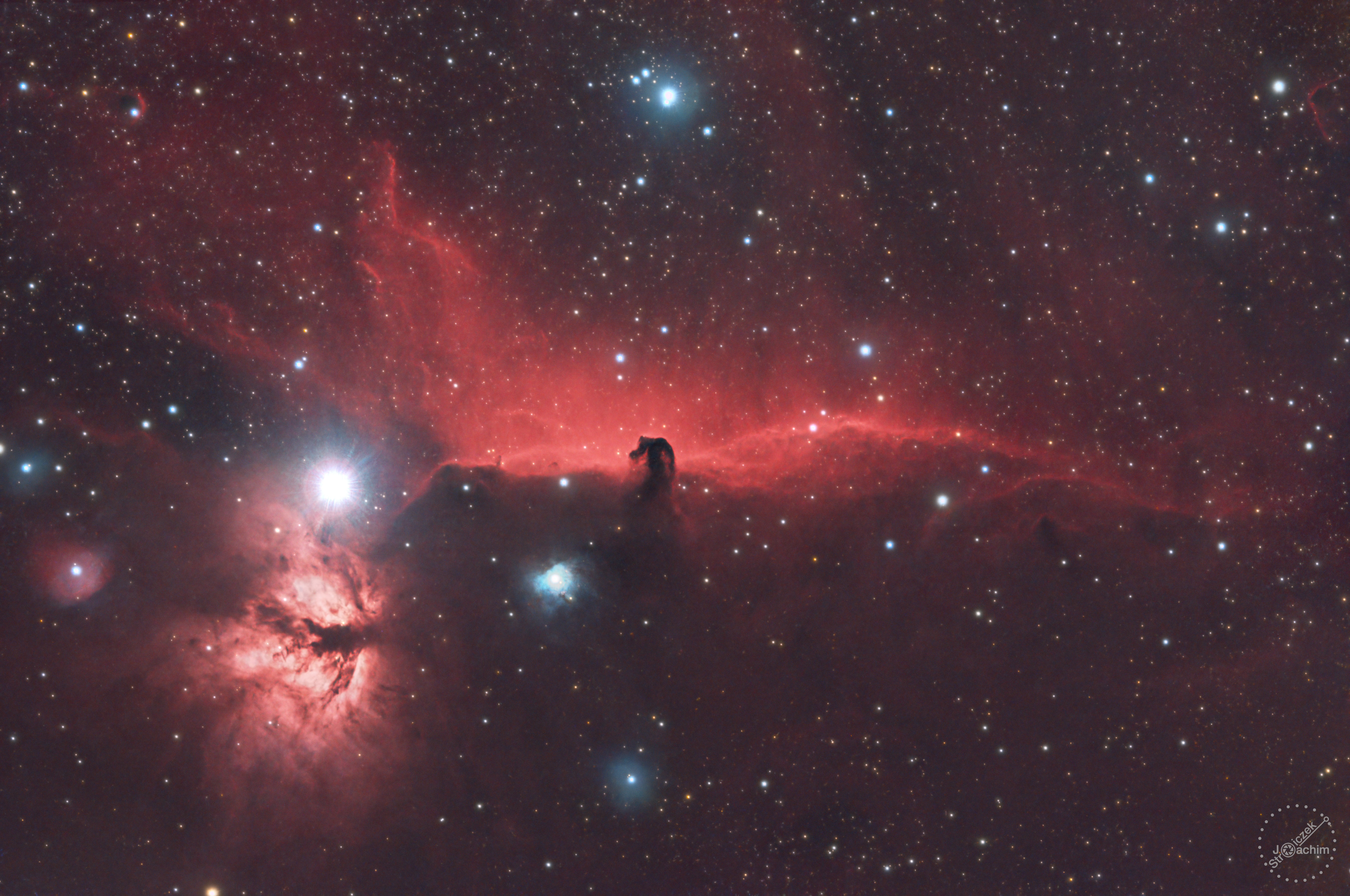 IC 434 | 15.12.2022 | ASI183 | Sharpstar 76 |  15x180s RGB,  18x300s + 13*600s dual-narrow (4 Std.)
