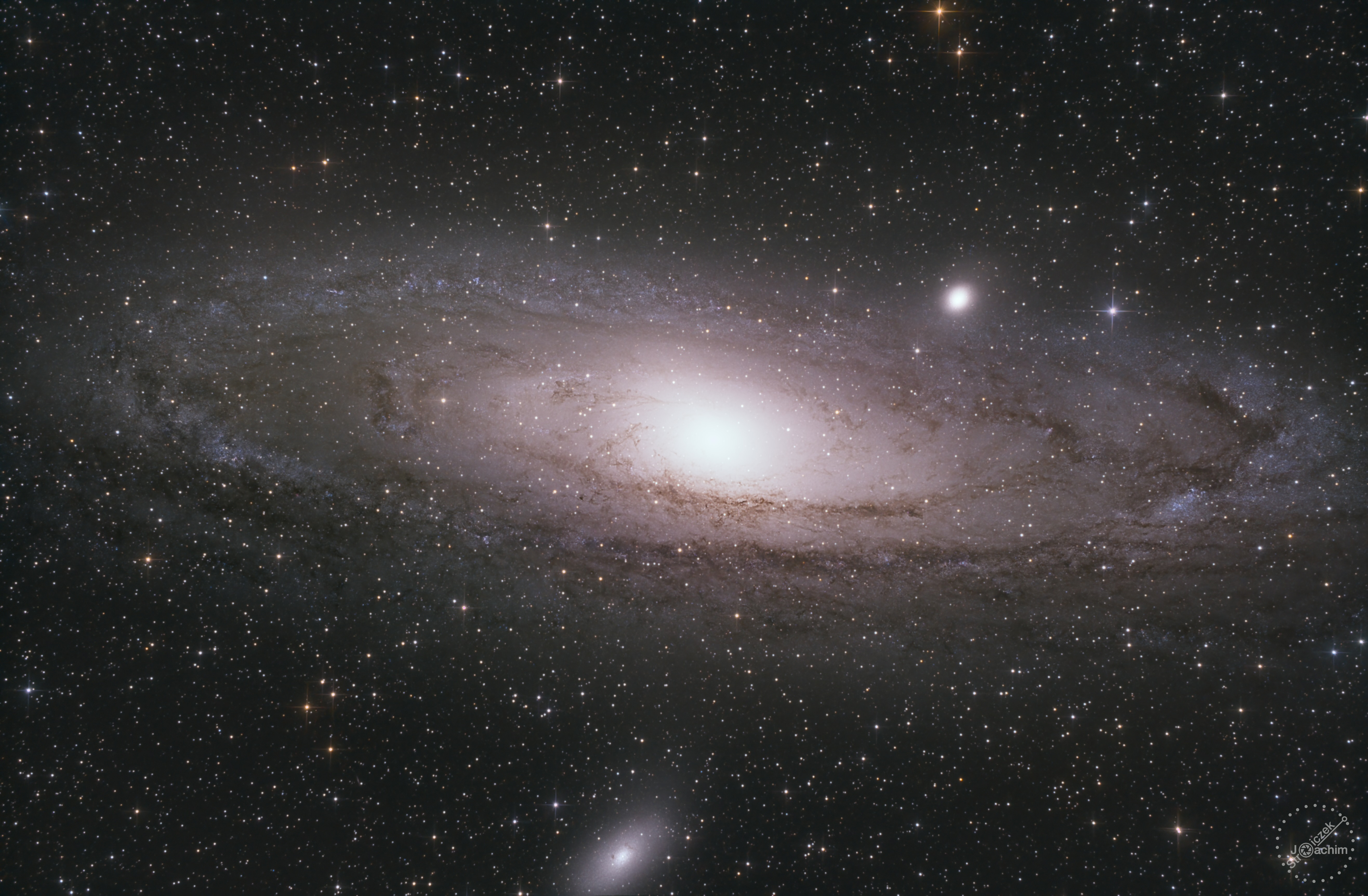 M 31 Andromeda Galaxie | 7.10.2021 | Canon 6D | Celestron C8N | 90x300s ISO1000