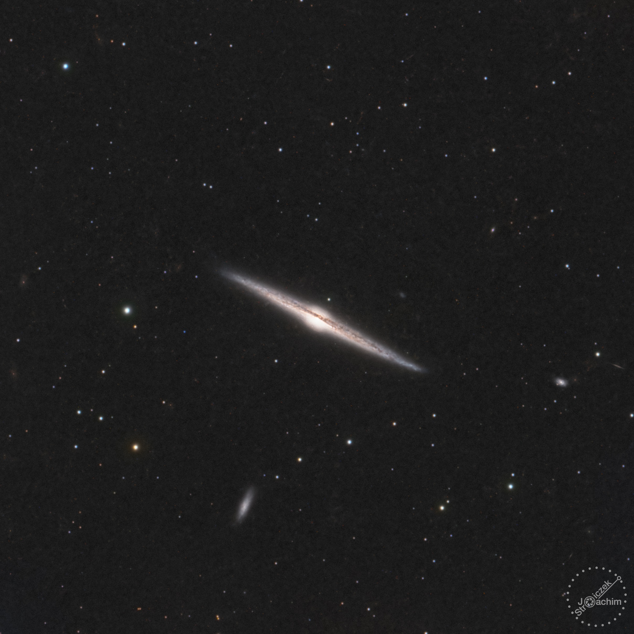 NGC4565 | 6.3.2025 | ASI533 | ZWO FF107 | 106x180 RGB (5,3 Std.)
