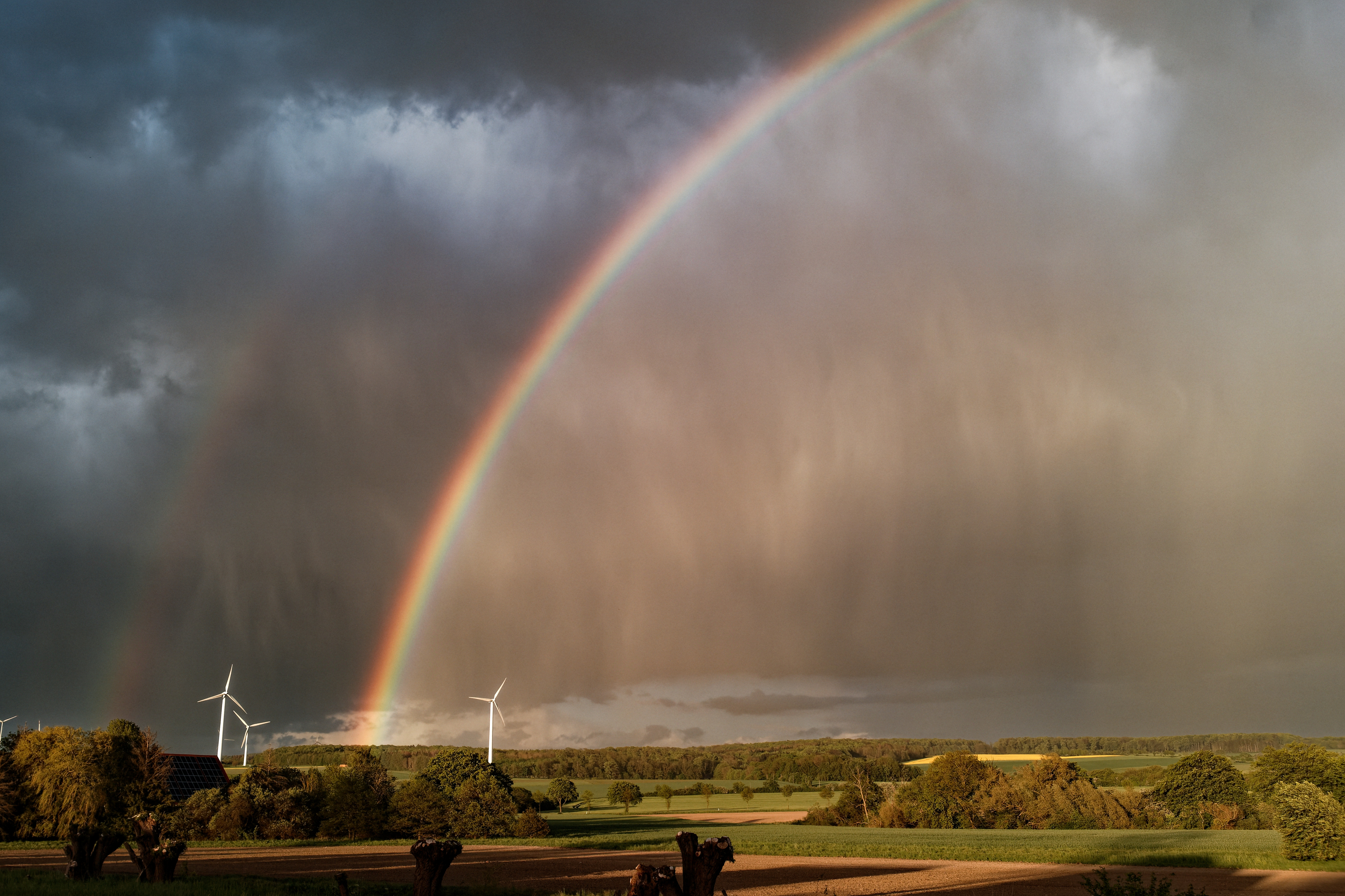 Regenbogen in Bad Lippspringe